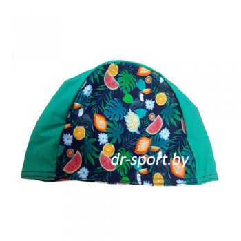 Шапочка для плавания 3226-00 бирюз арбуз